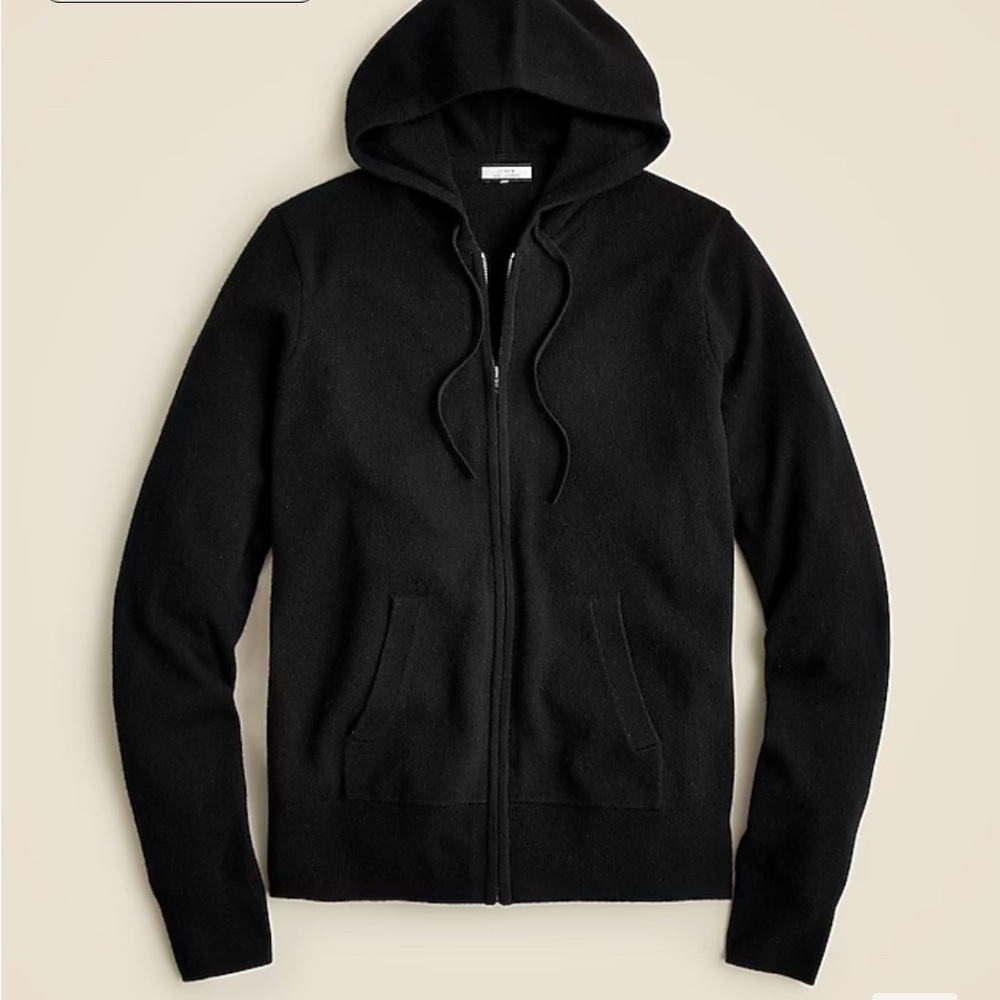 J. Crew Navy Cashmere Hoodie - XXS